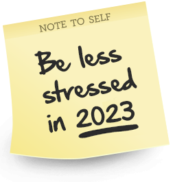Further Info. Feel Less Stressed 2019